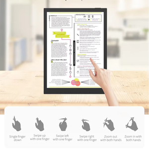 Panneau de commande d'automatisation de la maison intelligente de 9.7 pouces hub de commutateur IoT entreprise tablette android RK3566 écran tactile wifi BT Assistant vocal - Product Image 4