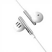 Casque audio pour téléphone portable avec micro et contrôle du volume, type USB C, écouteurs filaires
