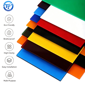 Plaque en <span class=keywords><strong>acrylique</strong></span> colorée en gros A4 210x297mm 2mm PMMA pour loisirs créatifs, décoration artistique, fournitures de fête, usine OEM - Product Image 1