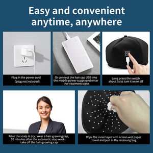 2025 Tendance Soins Des <span class=keywords><strong>Cheveux</strong></span> Anti-Perte De <span class=keywords><strong>Cheveux</strong></span> 660Nm 850Nm Rouge Thérapie Cap <span class=keywords><strong>Casque</strong></span> 108Pcs Lampe Perles <span class=keywords><strong>Led</strong></span> Croissance Des <span class=keywords><strong>Cheveux</strong></span> Cap - Product Image 6