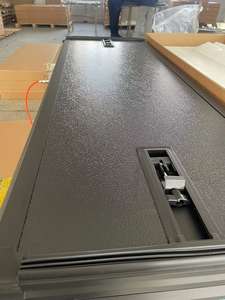 Accessoires de voiture de qualité supérieure couverture de lit de coffre de ramassage dur couverture de Tonneau tri pli pour accessoires Dodge Ram 1500 - Product Image 3