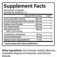 OEM ODM – Nouvelles capsules détoxifiantes naturelles pour le nettoyage du côlon en 15 jours – Complément de soutien pour la santé digestive et intestinale des adultes – Soulagement régulier des troubles gastro-intestinaux