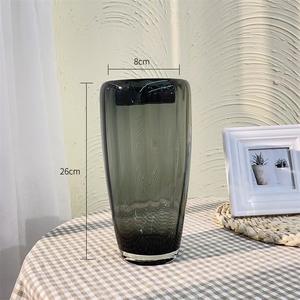 Jarrones de cristal transparente modernos y ligeros de lujo - Product Image 3