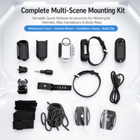 Reliago Type-C Pocket Camera Parts Upgrade Kokoh, Video 4K, Penyimpanan 128G untuk Bersepeda Elektrik - Set Suku Cadang Kamera Saku Mini