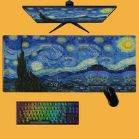 Tapis de souris de jeu étendu OEM, grand tapis de bureau, surface lisse de précision, caoutchouc antidérapant, configuration de jeu professionnelle en stock JinLi