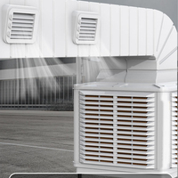 Aire acondicionado industrial de pared de 380V personalizable, compresor de techo, función de refrigeración, Enfriador de aire