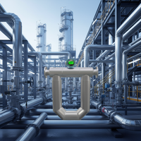 Débitmètre massique cryogénique Coriolis Yunyi, précision 0,1 %, liquide/gaz/air LN2, 4-20 mA, numérique, OEM, acier inoxydable pour camion-citerne
