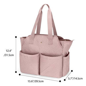 Bolso <span class=keywords><strong>de</strong></span> maestro para mujeres <span class=keywords><strong>de</strong></span> <span class=keywords><strong>trabajo</strong></span>, bolso <span class=keywords><strong>de</strong></span> mano <span class=keywords><strong>de</strong></span> gran utilidad con compartimento para computadora portátil para elementos esenciales <span class=keywords><strong>de</strong></span> maestro - Product Image 3