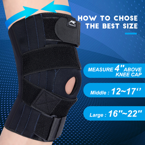 Kniebrace Voor Junior Jeugdjongensmeisje, Gel <span class=keywords><strong>Patella</strong></span>-Ondersteuning Met Dubbele Zijstabilisatoren, Knieondersteuning Voor Meniscusscheur - Product Image 5