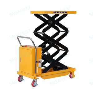 Plateforme à ciseaux hydraulique électrique 500 kg, plateforme élévatrice, chariot élévateur hydraulique, chariot pour le levage de marchandises - Product Image 2
