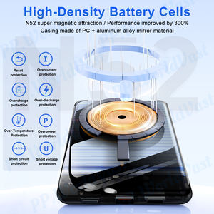 Batería Externa Magnética Delgada Personalizada de 5000 mAh y 10000 mAh con Carga Rápida Inalámbrica para <span class=keywords><strong>iPhone</strong></span> - Product Image 5