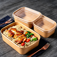 Boîte à emporter en carton haute barrière pour la livraison de repas longue distance