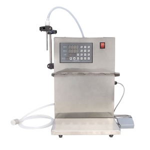 Machine de remplissage semi-automatique de liquides en sachets à bec verseur, machine de remplissage quantitative de sachets verticaux de bureau - Product Image 2