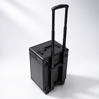 Valise à roulettes en aluminium de taille personnalisée OEM mallette d'instruments pour équipement de musique DJ avec mallettes à outils en mousse