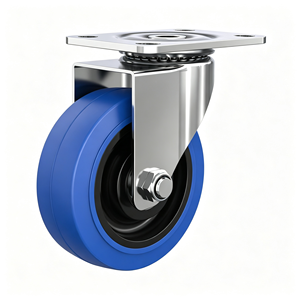 caster wheel with polyurethane tread aluminum core lightweight high strength aerospace grade material - Product Image 1