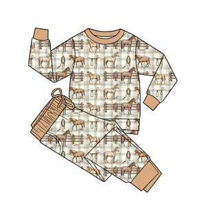 Custom Rodeo <b>Cowboy</b> Boys Western Fall Outfits Wholesale Brothers Matching Styles Toddlers Clothing Boutique Kids Factory <b>Clothes</b> - Product Image 5