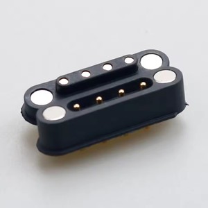 Conector Magnético Pogo Pin de 4 Posiciones, Paso de 3.0 mm, Conector Pogo Pin con Resorte, Macho y Hembra - Product Image 4