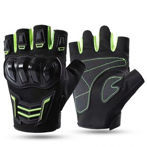 <span class=keywords><strong>Gants</strong></span> tactiques demi-doigts en peau de chèvre, antidérapants, respirants, légers, pour la conduite de <span class=keywords><strong>moto</strong></span>, protection solaire hivernale, antichoc - Product Image 3