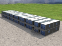 Nouveau design 40FT High Cube Steel Container House pour Office Villa & Hotel Use-Structure préfabriquée moderne