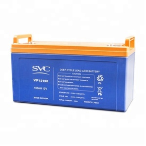 Batterie au plomb 12v 100ah sans entretien à cycle profond pour système solaire - Product Image 2