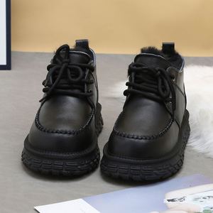 Bottes d'hiver imperméables pour hommes, grande taille, chaussures en coton chaud épaissies, bottes décontractées rétro en pure laine - Product Image 3