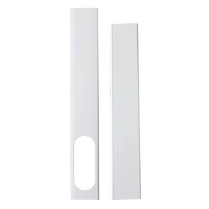 Deux pièces de climatisation <span class=keywords><strong>mobile</strong></span> à <span class=keywords><strong>gaz</strong></span> 84-120 cm, 10 cm de large, plaque d'étanchéité de fenêtre réglable en PVC ABS, écologique, durable, <span class=keywords><strong>pour</strong></span> usage domestique - Product Image 1