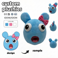 Peluche personnalisée OEM/ODM : Adorable chat Kasane Teto, peluche Minnie Mouse, peluche Nailong, peluche chien personnalisable Build a Bear