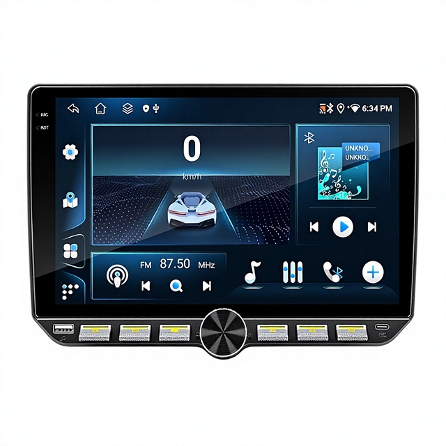 10.1-inch Touch Screen Eight-core 4G Android Car Navigation with Wireless Carplay HD Reversing Image Central Car Control Machine