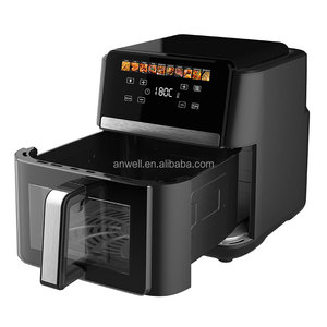 หม้อทอดไร้น้ำมัน ANWELL ความจุ 9 ลิตร พร้อมหน้าจอแสดงผล ฟังก์ชั่นตั้งเวลาล่วงหน้า แสดงกระบวนการทอดแบบเต็มรูปแบบ เหมาะสำหรับครอบครัวขนาดใหญ่ ใช้งานได้ทุกวัน - Product Image 1
