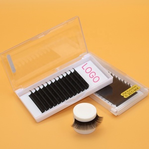 Extensions de <span class=keywords><strong>cils</strong></span> personnalisées avec logo, <span class=keywords><strong>cils</strong></span> individuels, vente <span class=keywords><strong>en</strong></span> gros, extensions de <span class=keywords><strong>cils</strong></span> volume, extensions de <span class=keywords><strong>cils</strong></span> classiques et volume - Product Image 1