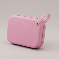 Sac de rangement cosmétique portable grande capacité en EVA avec séparateurs ajustables pour le voyage, les articles de toilette et le rangement de bijoux
