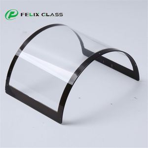 Verre tactile électrique trempé sur mesure pour écran d'affichage avec protection anti-UV, haute transmission lumineuse, épaisseur 1 mm, forme incurvée - Product Image 2