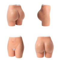 Culotte gainante en silicone pour femme, rehausseur de fesses et de hanches, avec coussinets en silicone pour un volume accru