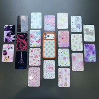 Coque arrière magnétique de luxe personnalisée en PC+TPU avec boutons en métal pour iPhone séries 18 et 17
