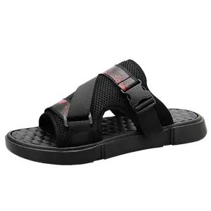 Fashion Sport Mesh Vietnam Sandal for teens, New 2020 Outdoor Summer Black Rubber Sole Comfortable Men's Sandals