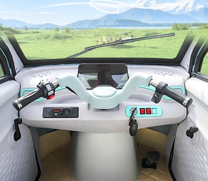 Taxi tricycle électrique miniature personnalisé Meiyun, 1500W-3000W, carrosserie fermée, <span class=keywords><strong>3</strong></span> passagers, 30-50 km/h - Product Image 5