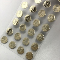 Étiquettes métalliques autocollantes en Nickel, Logo 3D personnalisé de haute qualité, étiquette en or mat et brillant, 10 pièces