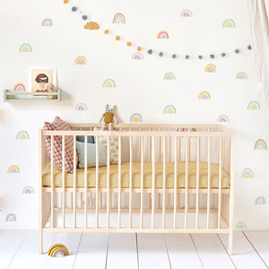 Nuovo ins Creativo Arcobaleno Autoadesivo Della Parete Del Fumetto di Carta Da Parati Per bambini Camera Da Letto Soggiorno Cute Baby Room Decorazione Della Parete Murale - Product Image 4