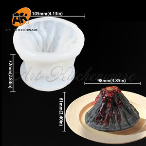 AK Mountain Moule à Chocolat en Silicone pour Bougie en Cire Moules en Résine Silicone 3d Fondant Glace Drôle Moule à Gâteau Accessoires de Cuisson <span class=keywords><strong>Boulangerie</strong></span> - Product Image 4