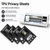 Láminas de Hidrogel TPU de Bajo Precio, Suministro de Fábrica, Cortadas con Máquina Plotter Inteligente para Fundas de Teléfonos Móviles, GPS, Tablets, PC, 120*180mm