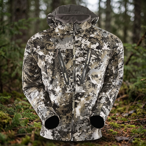 KIVOTECH Veste de chasse d'hiver de haute qualité, camouflage, combinaison imperméable, softshell, chaude, unisexe - Product Image 3