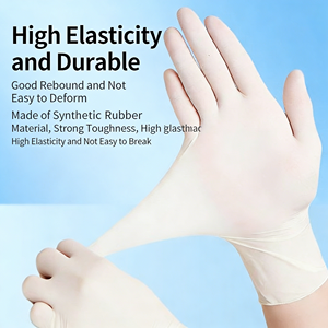 Fabrieksdirect verkoop zwarte grote maat wegwerphandschoenen van <span class=keywords><strong>latex</strong></span> en nitril, poedervrij, voor huisinspectie - Product Image 2