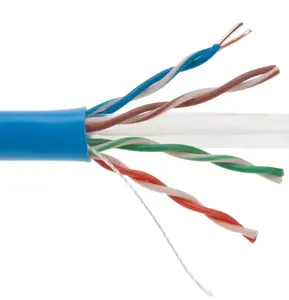 UL444 UTP unshielded twisted pair with copper conductor cat5e lan cable for network