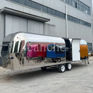 Camion de voyage mobile en acier inoxydable personnalisé Canche, remorque de camping de 7 m entièrement équipée - Product Image 2
