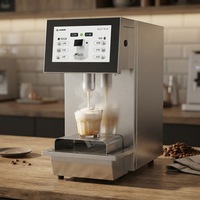 Espumador de Leche Eléctrico Totalmente Automático, Dispensador de Espuma de Café, Máquina Espumadora de Leche Comercial