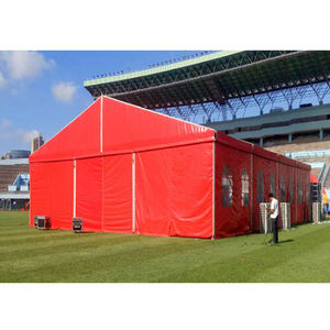 Tente de stockage extérieure robuste à grand cadre en aluminium, imperméable, avec toit incurvé industriel en PVC TFS - Product Image 3