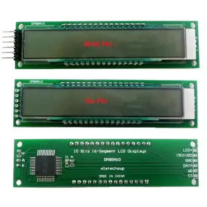 2X10 Digitale 16Seg Alfanumerieke TM1622 HT1622 Spi Led Lcd Display DM8BA10 Voor Raspberry Pi