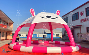 Phong cách mới Nhà Hồ bơi bơm hơi Sản xuất tại Trung Quốc nhà máy trực tiếp vật liệu PVC có thể được tùy chỉnh - Product Image 2