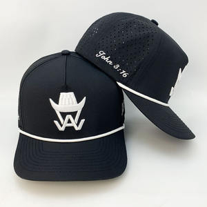 หมวกแก๊ปปักโลโก้ดีไซน์เนอร์ดั้งเดิมสำหรับผู้ชาย หมวกสปอร์ตแบบ Snapback หมวกทรง 5 แฉก หมวกเบสบอลสำหรับวิ่ง หมวกกอล์ฟแบบกำหนดเอง - Product Image 2