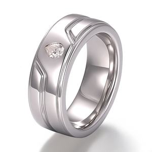 แหวนเพชรพลอยชั้นดี ทองแท้ 10K 14K 18K ทรงลูกแพร์ คุณภาพ DEF VVS แหวนมอสซาไนต์ แหวนแต่งงาน แหวนหมั้น สำหรับผู้ชาย งานปาร์ตี้ - Product Image 1